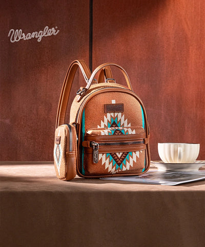 Wrangler Aztec Knitted Backpack