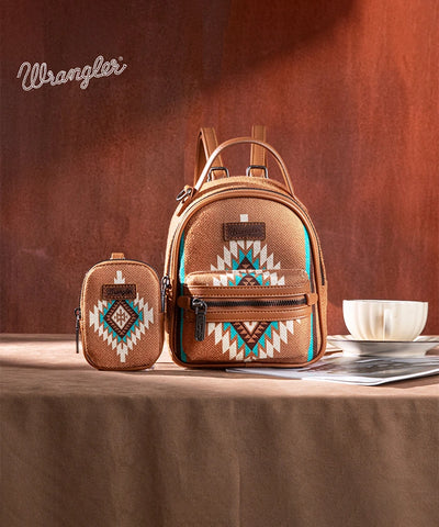 Wrangler Aztec Knitted Backpack