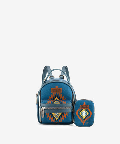 Wrangler Aztec Knitted Backpack