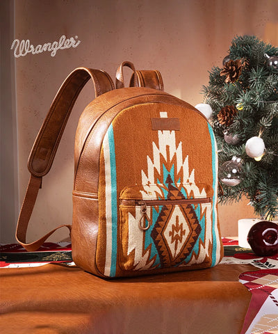 Wrangler Aztec Knitted Backpack