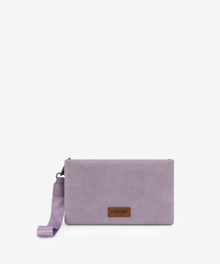Wrangler Leather Printed Wristlet