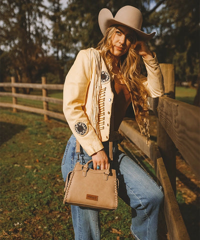 Wrangler Braided Tote Bag