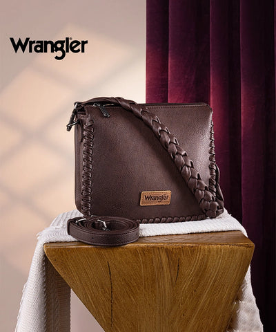 Wrangler Braided Crossbody Bag