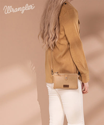 Wrangler Leather Mini Crossbody Bag