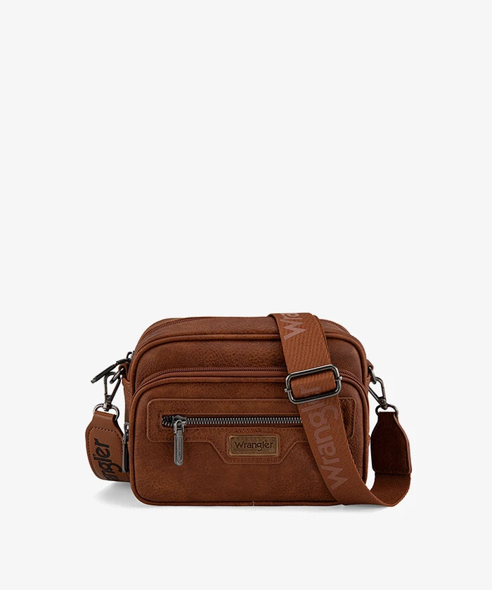 wrangler crossbody bag in DBR