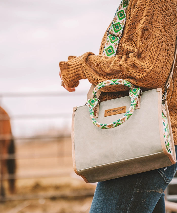 Wrangler Aztec Print Tote Bag