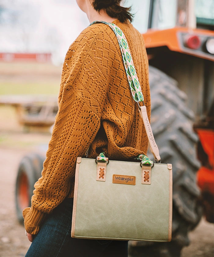 Wrangler Aztec Print Tote Bag