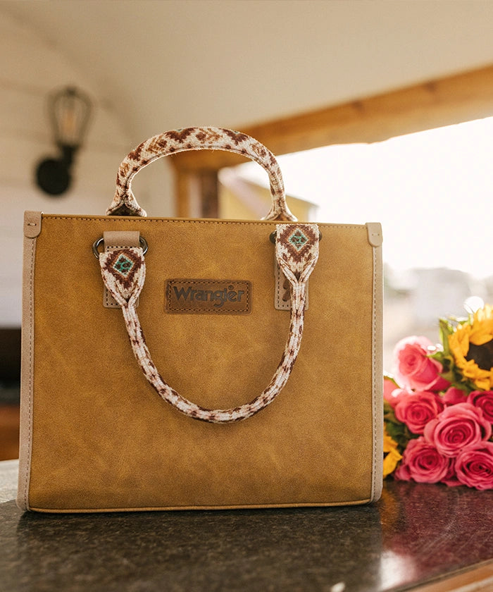 Wrangler Aztec Print Tote Bag
