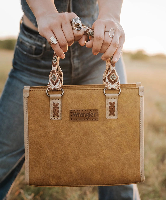 Wrangler Aztec Print Tote Bag