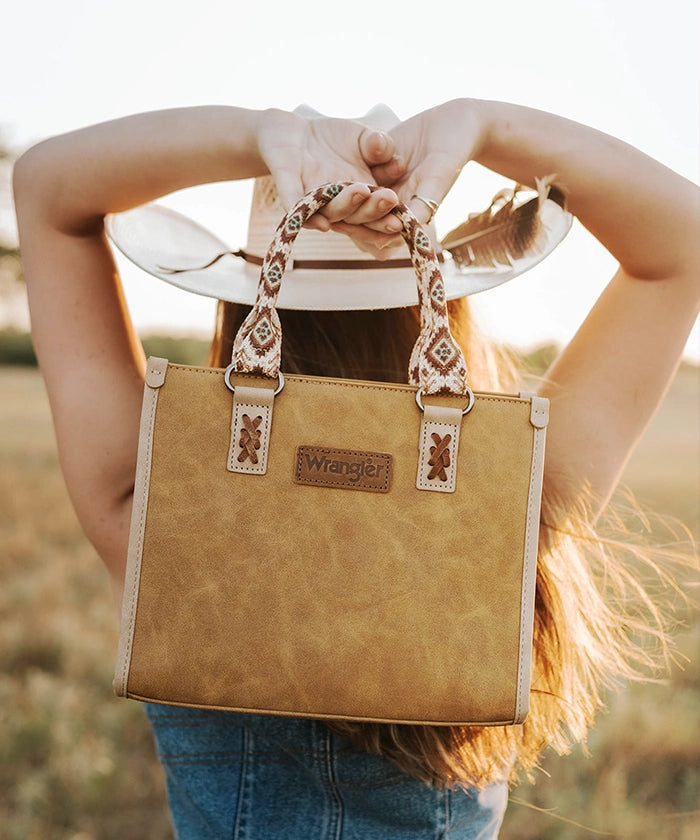Wrangler Aztec Print Tote Bag