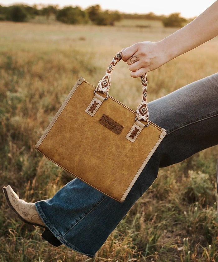 Wrangler Aztec Print Tote Bag