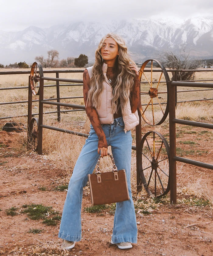 Wrangler Aztec Print Tote Bag