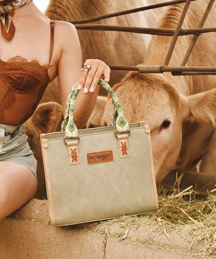 Wrangler Aztec Print Tote Bag