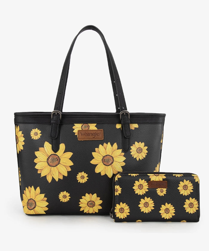 sunflower171707ページ Wrangler Sunflower Print Tote Bag - Montana West – Montana