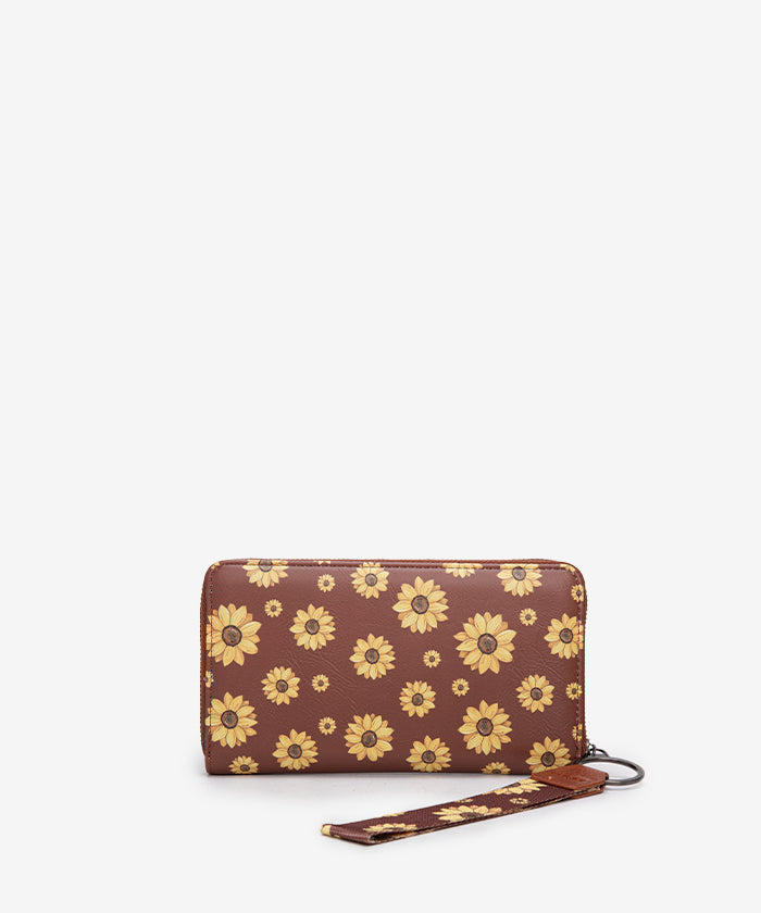 Wrangler Sunflower Print Wristlet