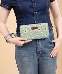 Wrangler Sunflower Print Wristlet