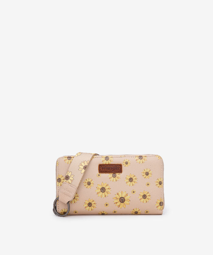 Wrangler Sunflower Print Wristlet