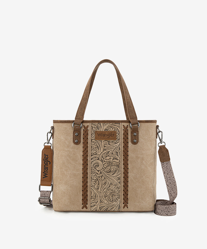 Wrangler Floral Tooling Tote Bag