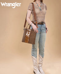 Wrangler Floral Tooling Tote Bag