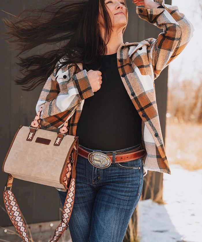 Wrangler Aztec Print Tote Bag