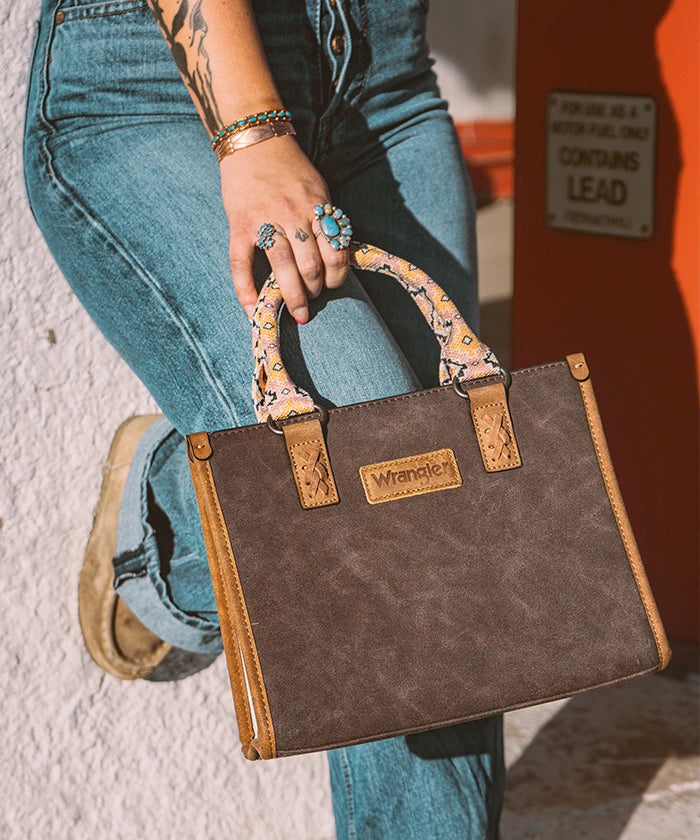 Wrangler Aztec Print Tote Bag