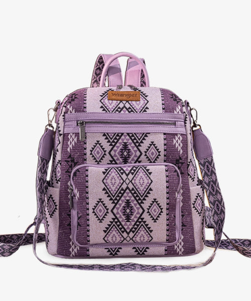 Wrangler Aztec Print Canvas Backpack - Montana West – Montana West