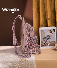 Wrangler Aztec Print Canvas Backpack