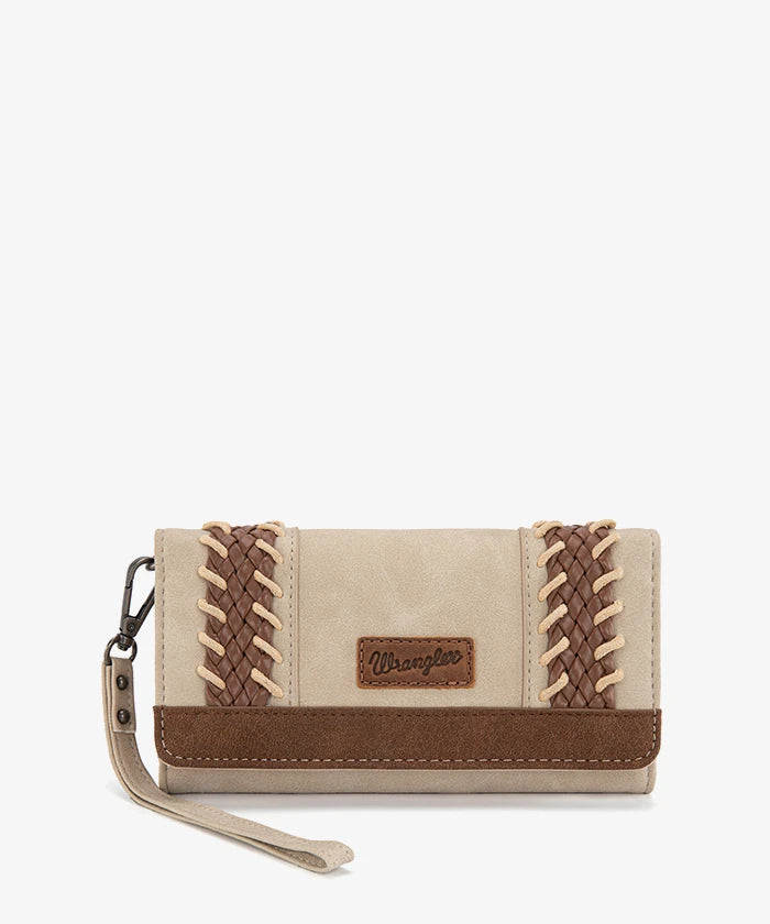 Wrangler Braided Wristlet Wallet