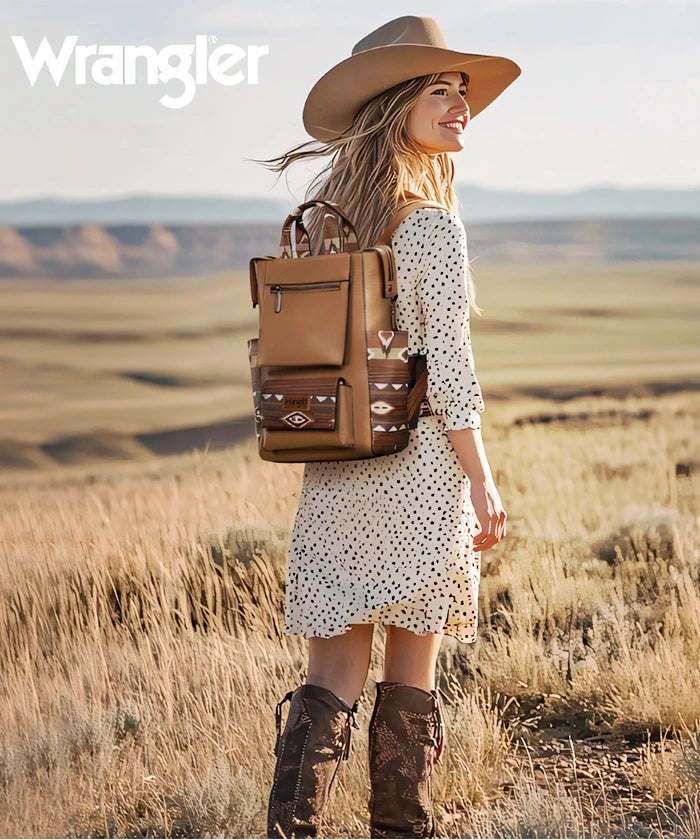 Montana West Wrangler Aztec backpack 