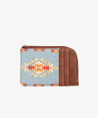 Wrangler Southwestern Art Print Mini Zip Card Case - Montana West World