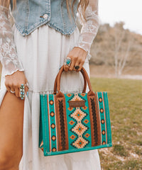 Wrangler Southwestern Crossbody Tote Bag
