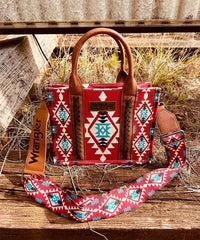 Wrangler Southwestern Crossbody Tote Bag