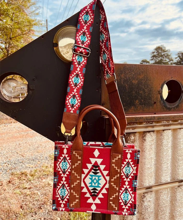 Wrangler Southwestern Crossbody Tote Bag
