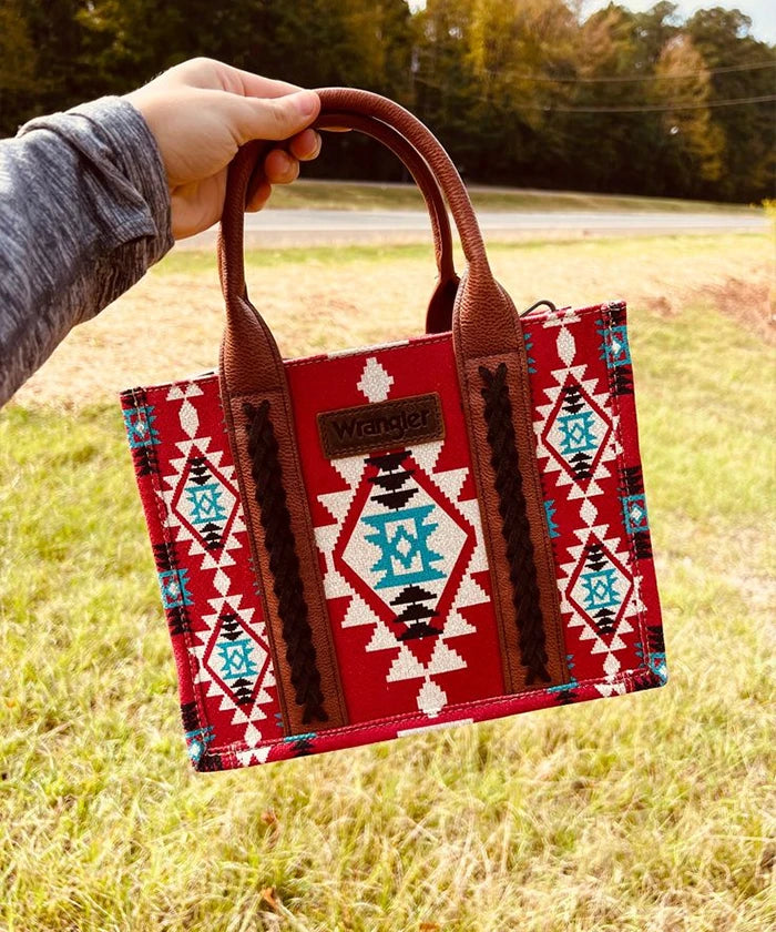 Wrangler Southwestern Crossbody Tote Bag