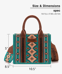 Wrangler Southwestern Crossbody Tote Bag
