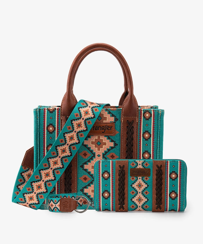 Wrangler Southwestern Crossbody Tote Bag