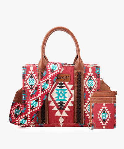 Wrangler Southwestern Crossbody Tote Bag