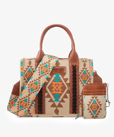 Wrangler Southwestern Crossbody Tote Bag