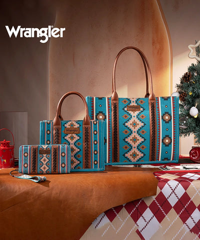 Wrangler Southwestern Crossbody Tote Bag