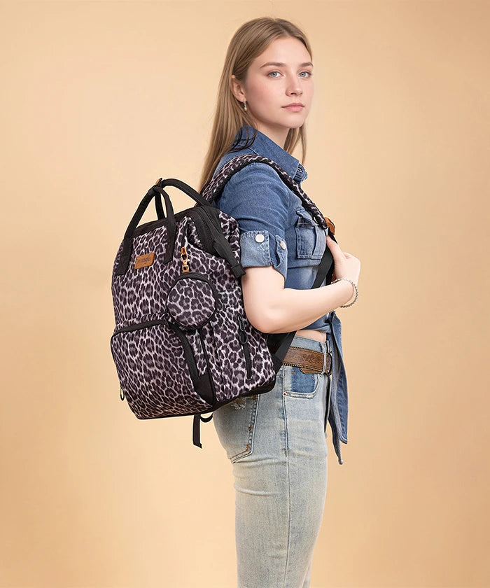 Wrangler Western Aztec Diaper Bag Backpack in LP-BK