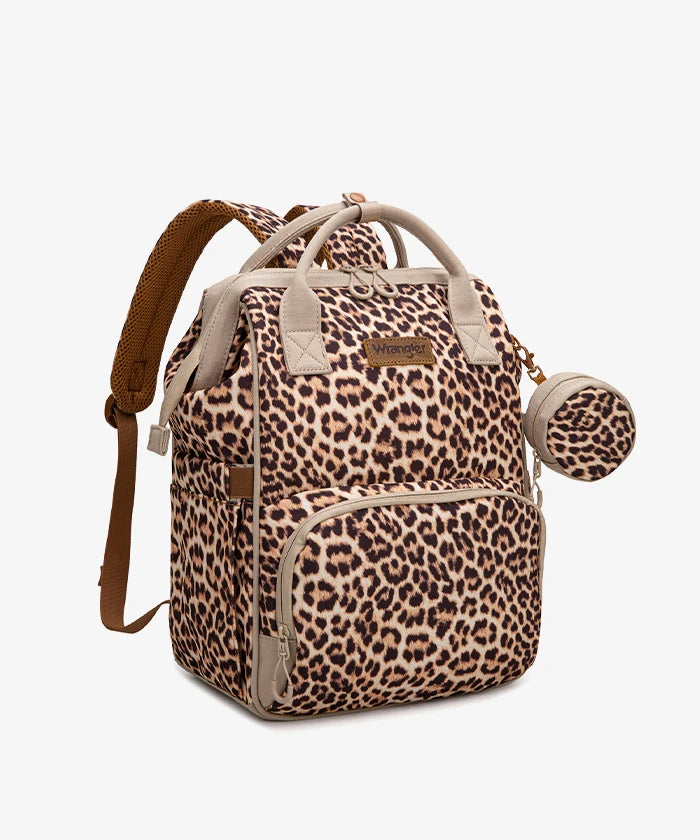 Wrangler Western Aztec Diaper Bag Backpack in LP-BR