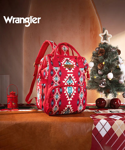 Wrangler Aztec Southwestern Print Diaper Bag