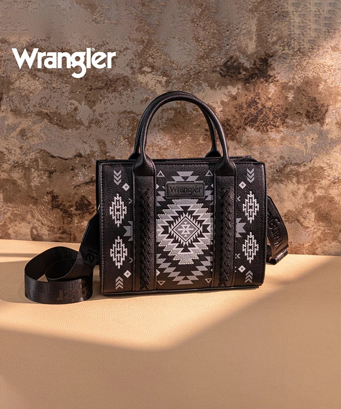 Wrangler Aztec Pattern Print Tote Bag