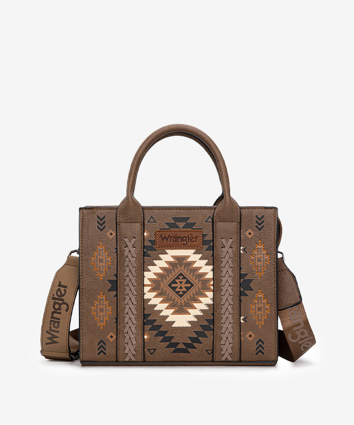 Wrangler Aztec Pattern Print Tote Bag
