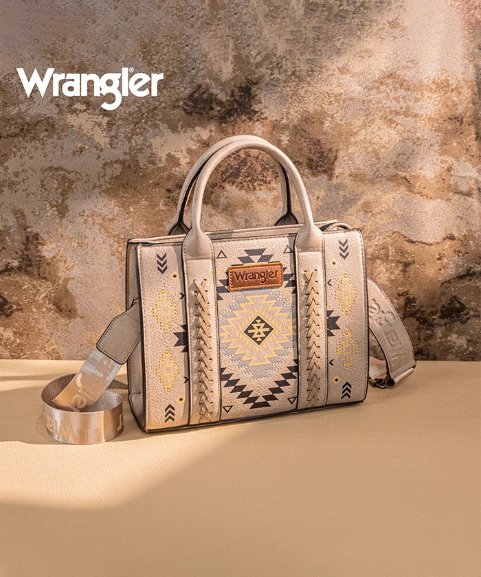 Wrangler Aztec Pattern Print Tote Bag