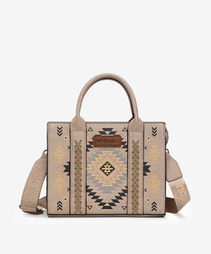 Wrangler Aztec Pattern Print Tote Bag