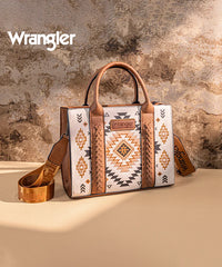 Wrangler Aztec Pattern Print Tote Bag