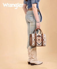 Wrangler Aztec Pattern Print Tote Bag