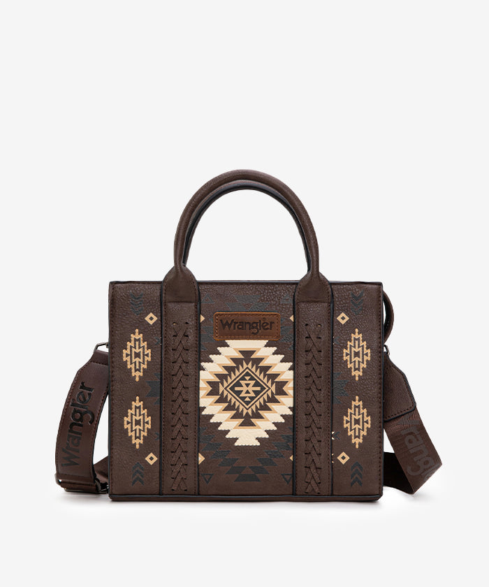 Wrangler Aztec Pattern Print Tote Bag