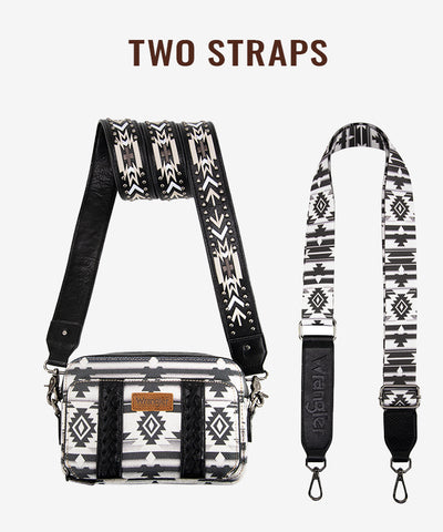 Wrangler Aztec Printed Crossbody Purse